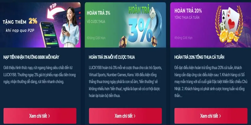 Hoàn trả cược thể thao hàng tuần go8105